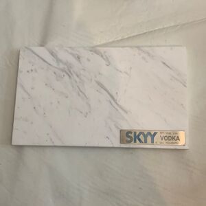Skyy Vodka USA San Francisco Est 1992 Marble Cutting Chopping Charcuterie Board